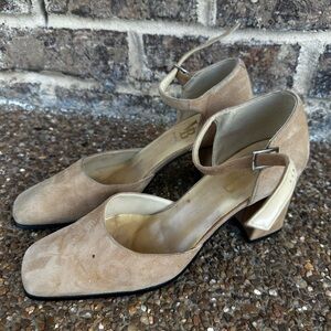 Chic Beige Women's Heels